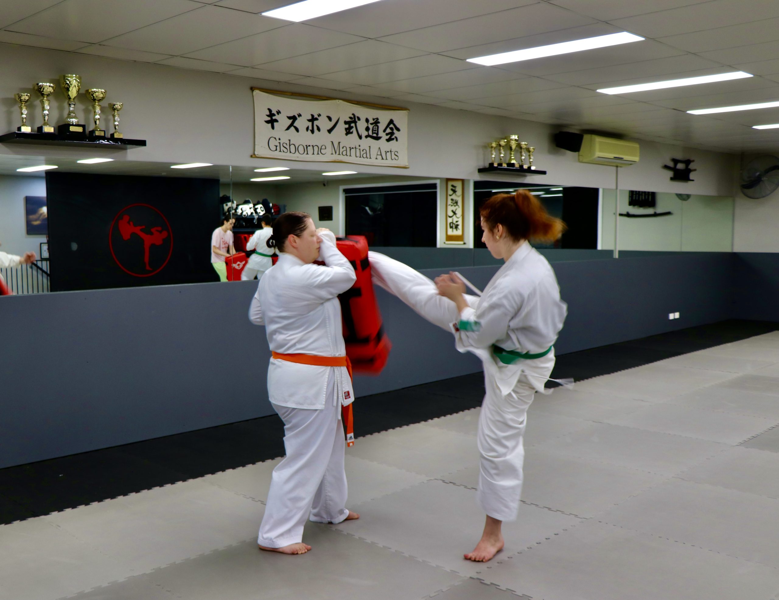GMMA Karate Kicking Practice